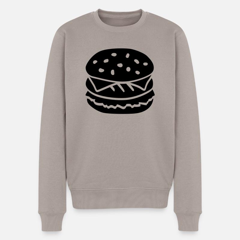 Burger - Pull Premium bio Homme - taupe