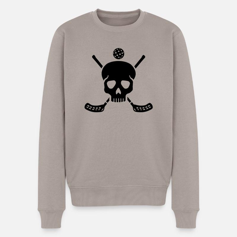 Floorball - Pull Premium bio Homme - taupe