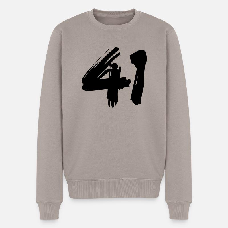 Brushed 41 - Männer Premium Bio Pullover - Taupe