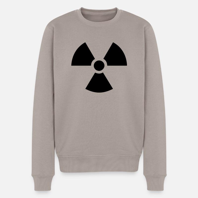 Radioaktiv - Männer Premium Bio Pullover - Taupe