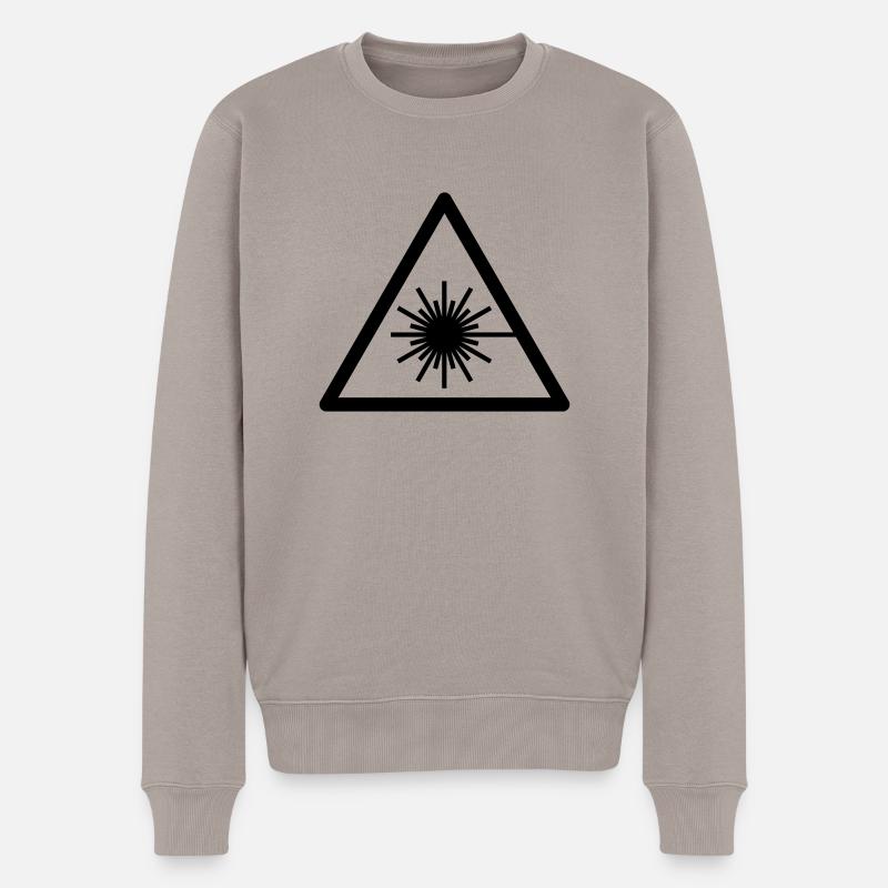 laser - Pull Premium bio Homme - taupe