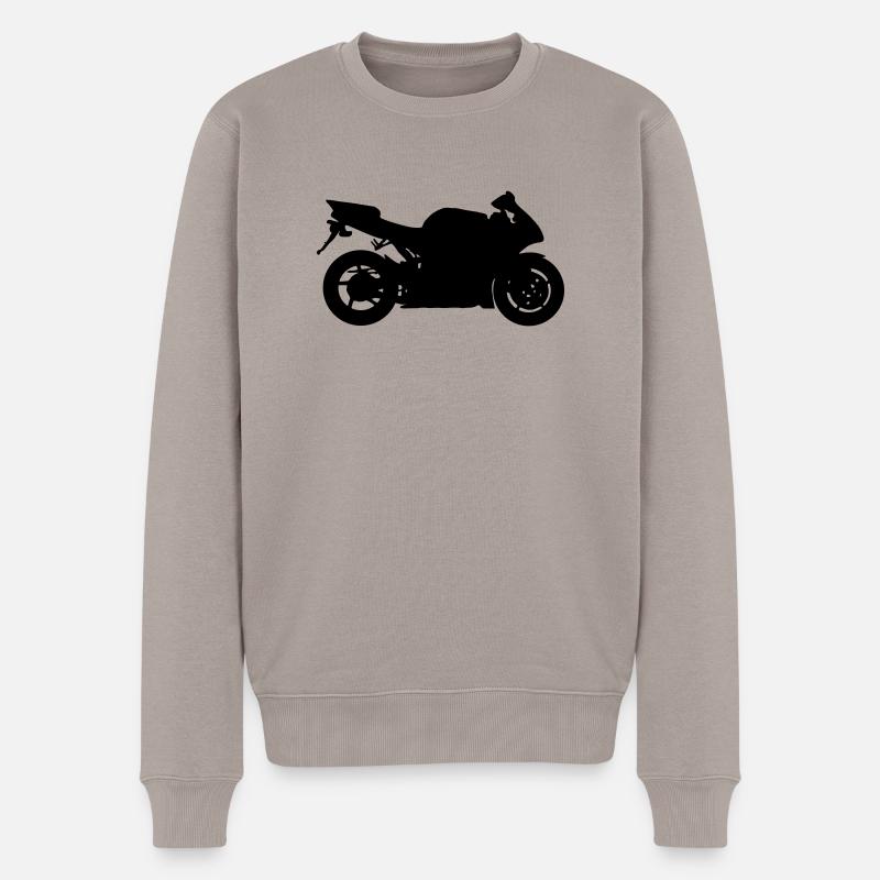R1 - Männer Premium Bio Pullover - Taupe