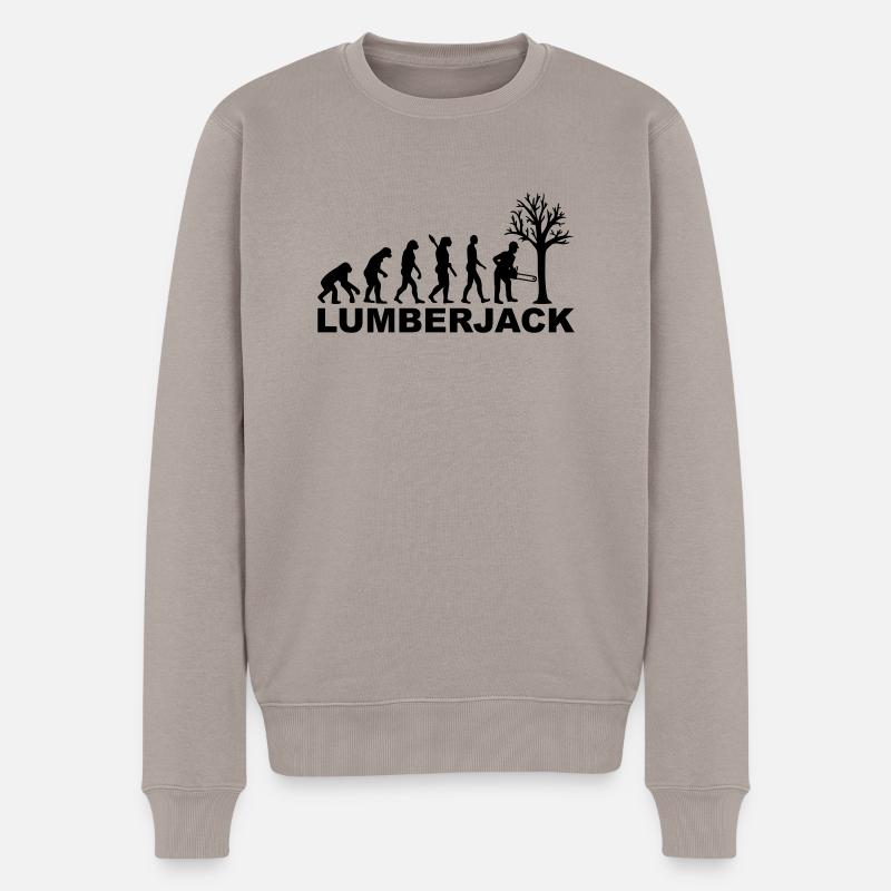 Bûcheron - Pull Premium bio Homme - taupe