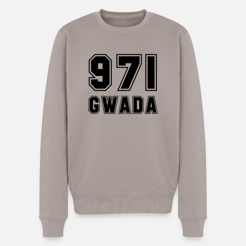Gwada 971 - Pull Premium bio Homme - taupe