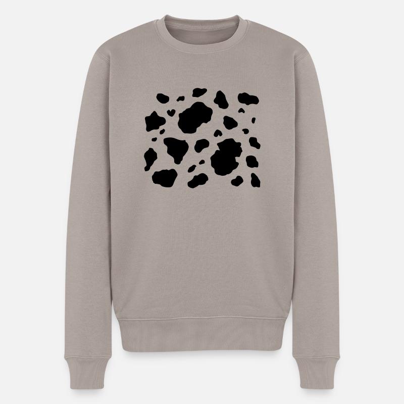 Peau de vache 2 - Pull Premium bio Homme - taupe