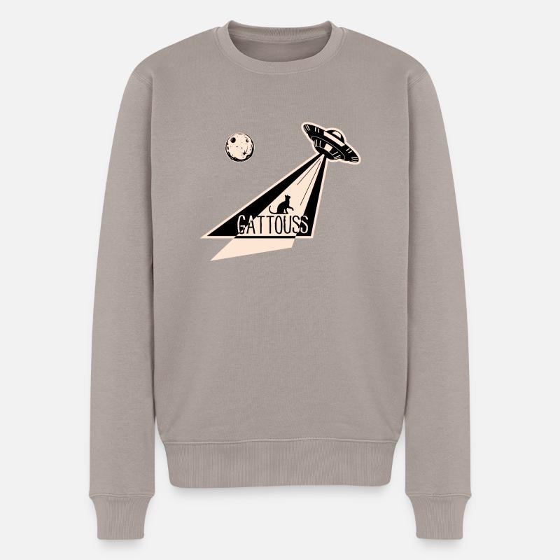 GATTOUSS OVNI - Pull Premium bio Homme - taupe