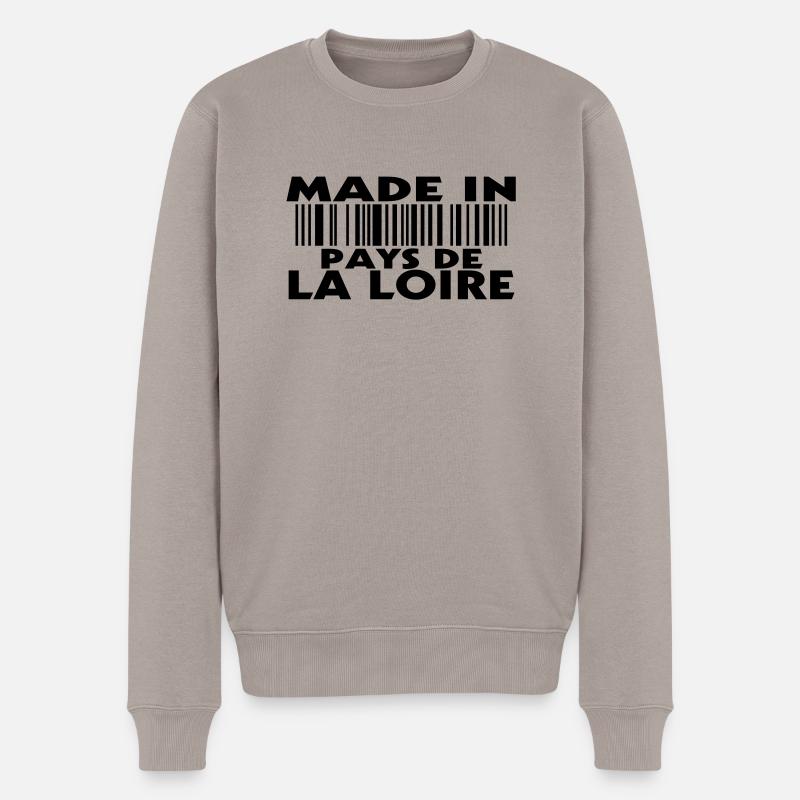 made in PAYS DE LA LOIRE(1c) - Pull Premium bio Homme - taupe