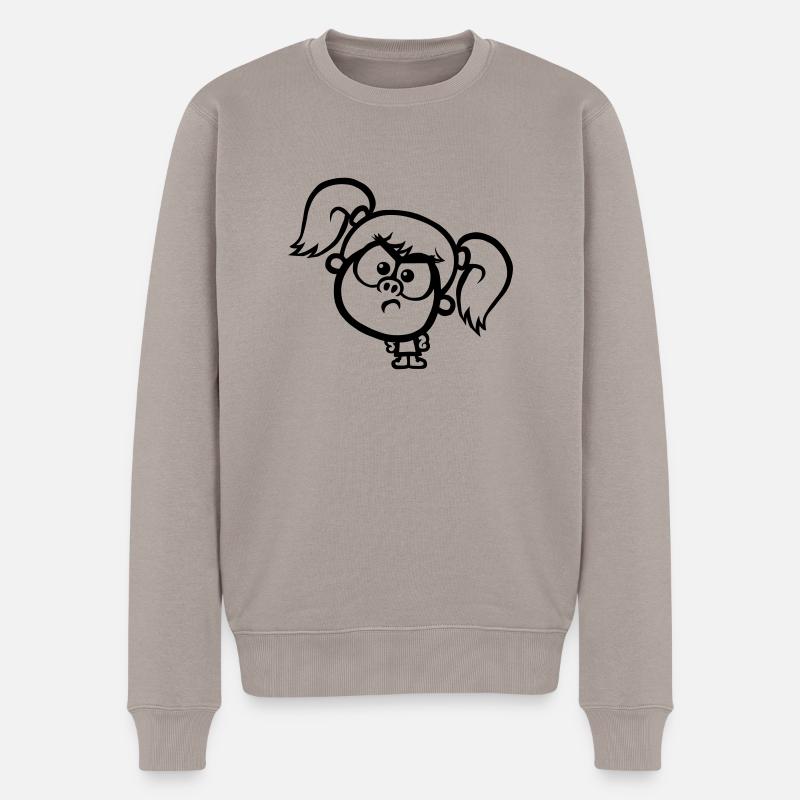 Angry Stacey - Pull Premium bio Homme - taupe