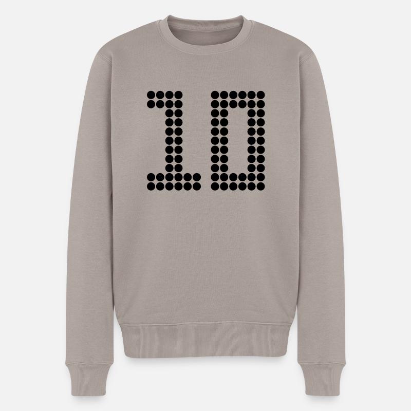 10 - Pull Premium bio Homme - taupe