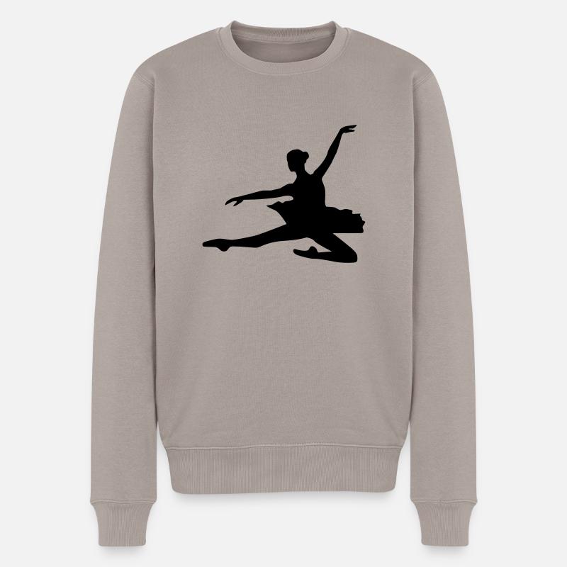 Ballet - Pull Premium bio Homme - taupe