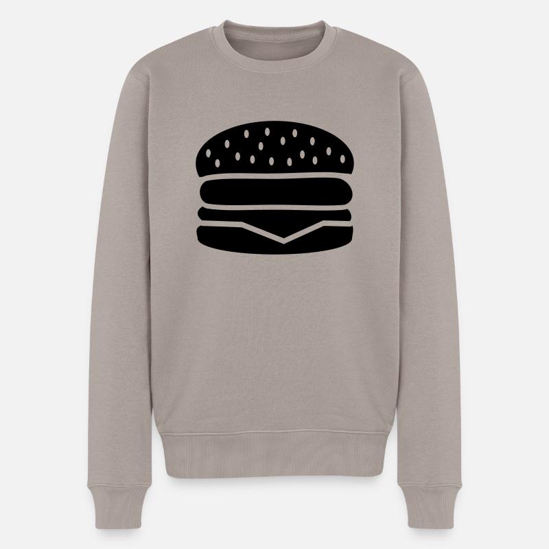 Burger - Pull Premium bio Homme - taupe