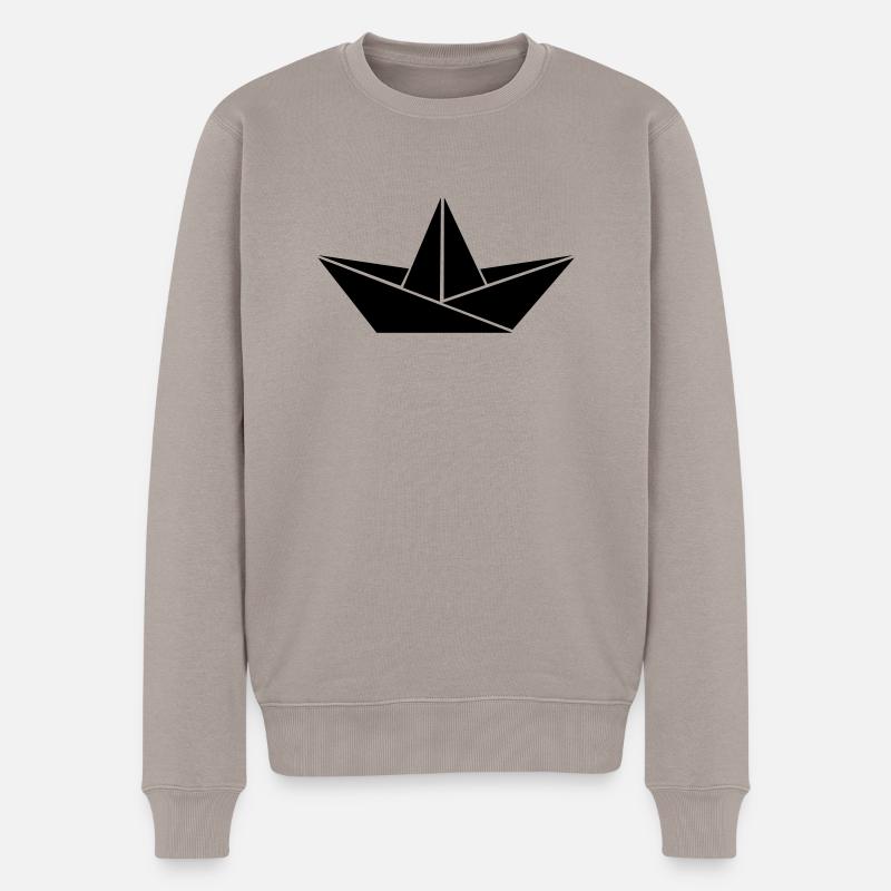 bateau - Pull Premium bio Homme - taupe