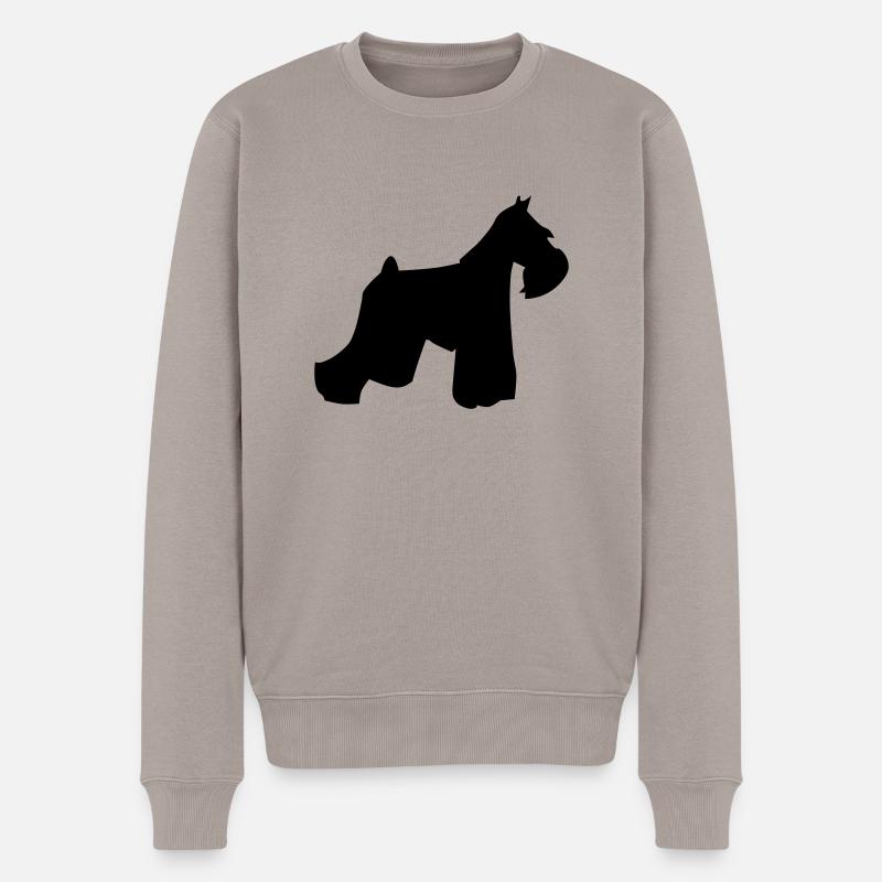 Schnauzer - Pull Premium bio Homme - taupe