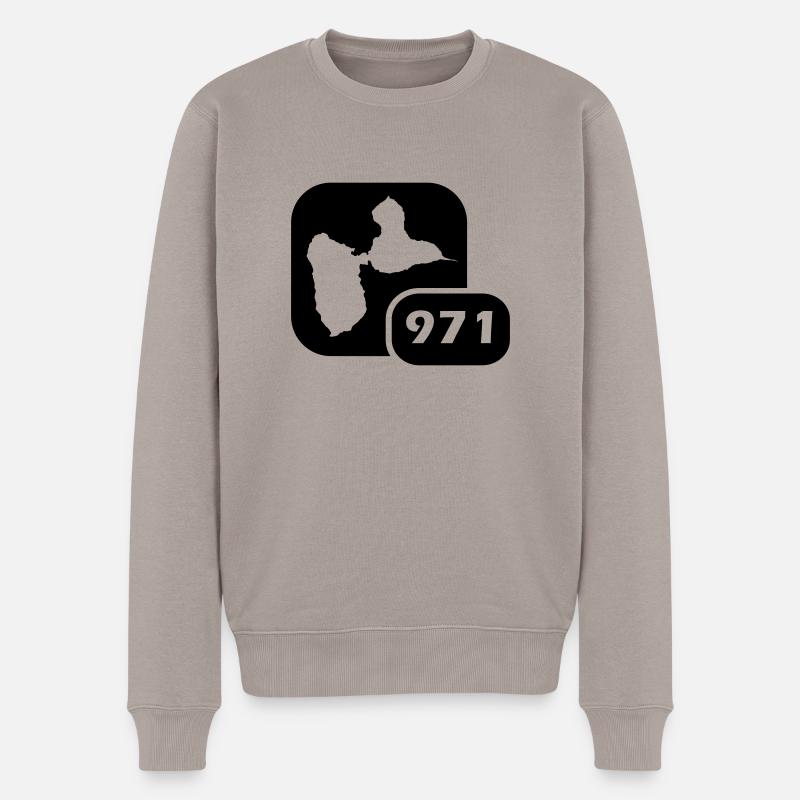 gwada - Männer Premium Bio Pullover - Taupe