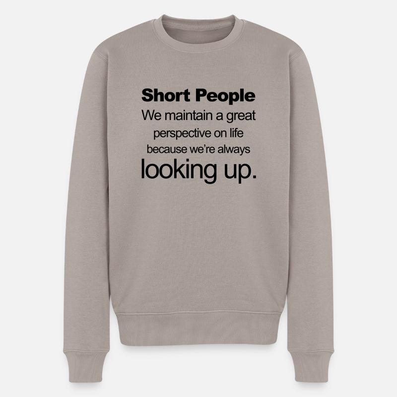 Short People - Pull Premium bio Homme - taupe