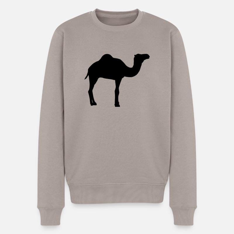 Camel - Men's Premium Organic Jumper - taupe