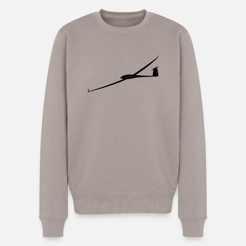 ASH25 - Männer Premium Bio Pullover - Taupe
