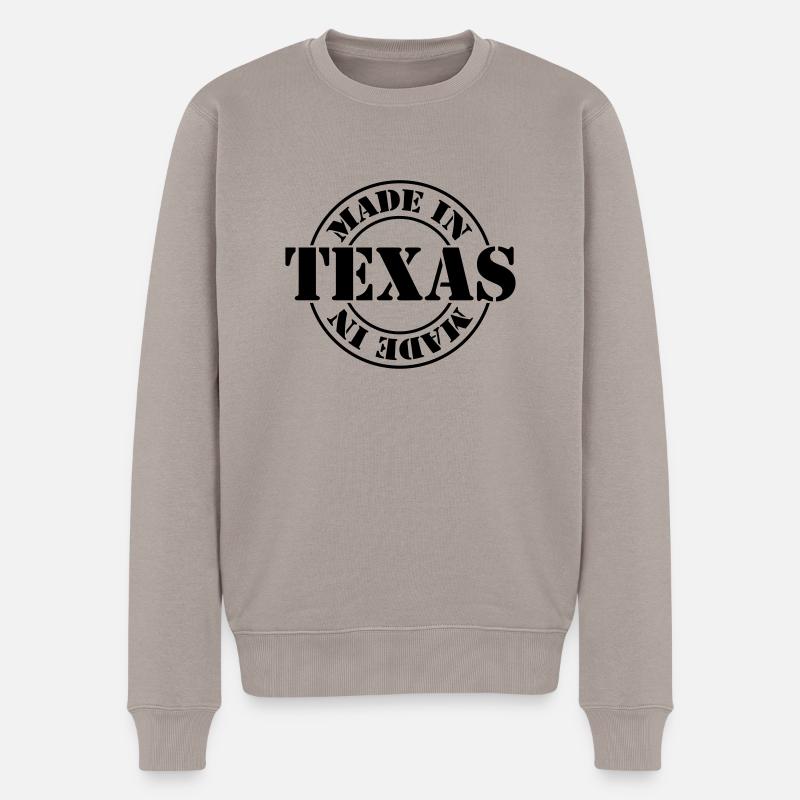 made in texas m1k2 - Pull Premium bio Homme - taupe