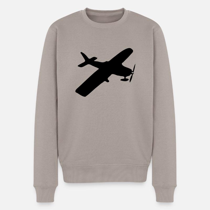 jet d'air - Pull Premium bio Homme - taupe