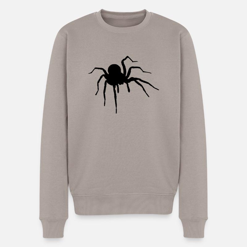 The Spider - Männer Premium Bio Pullover - Taupe