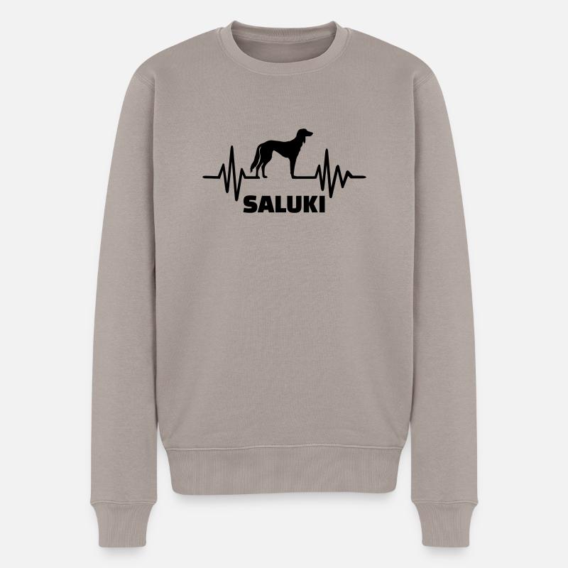 Saluki - Pull Premium bio Homme - taupe