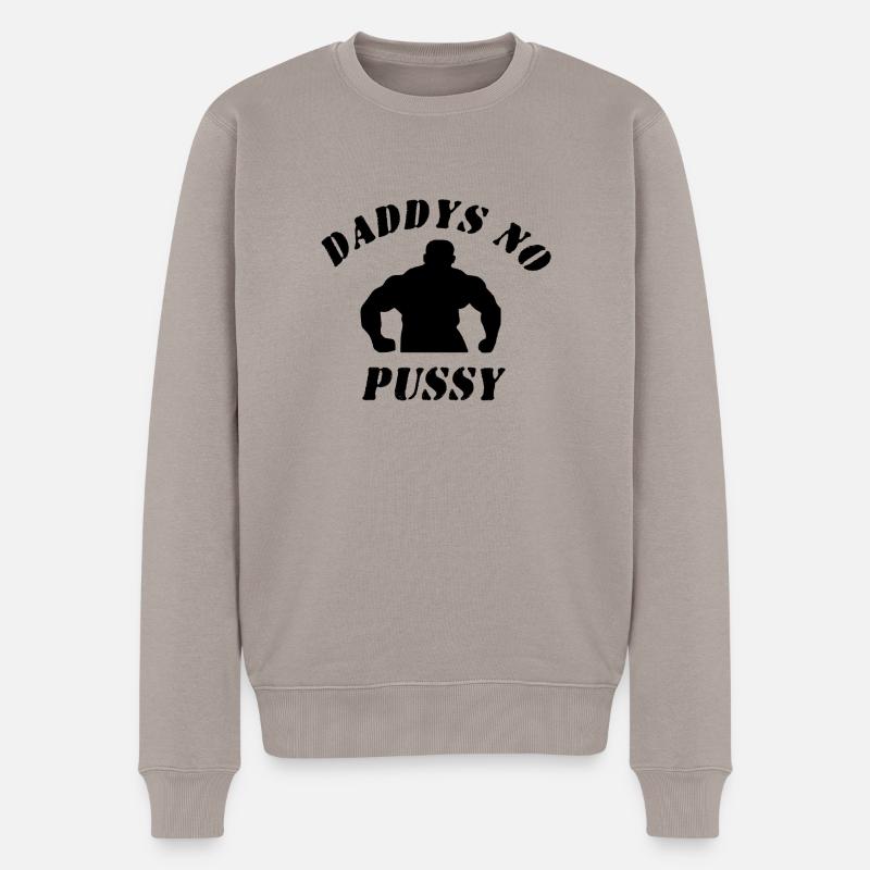 daddys pas de chatte - Pull Premium bio Homme - taupe
