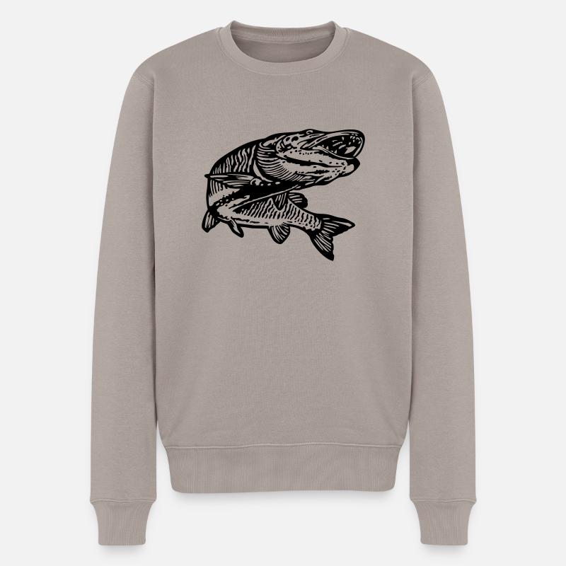 Hecht - Pull Premium bio Homme - taupe