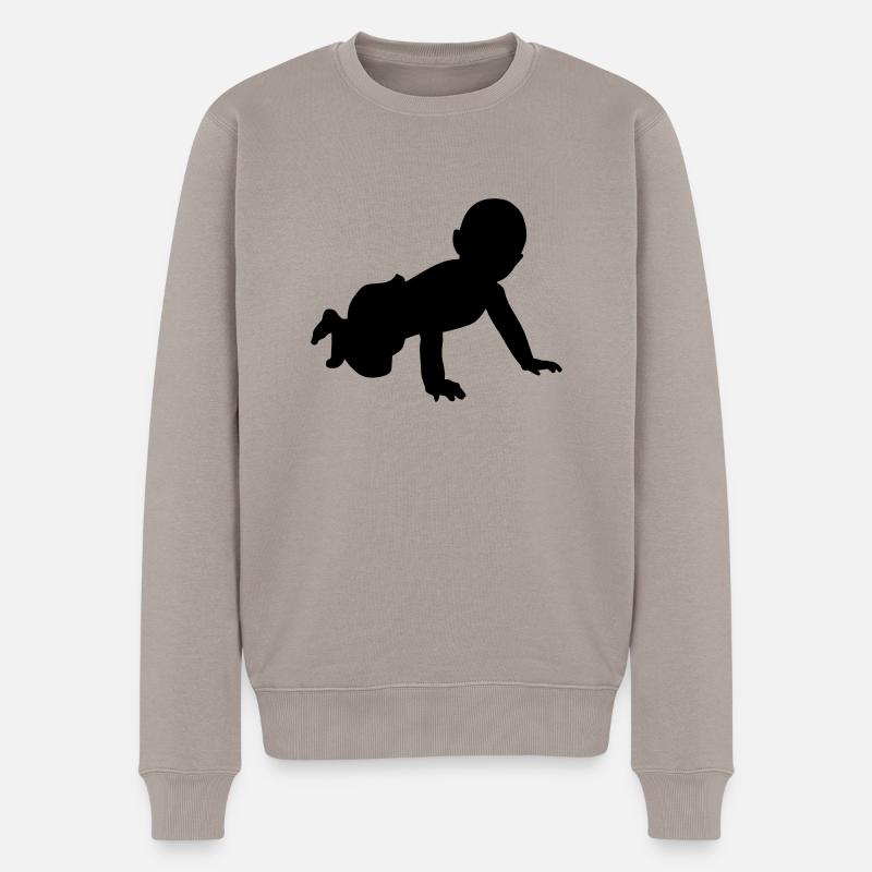 Bébé - Pull Premium bio Homme - taupe