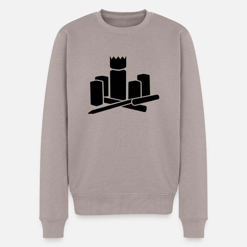 Kubb - Pull Premium bio Homme - taupe