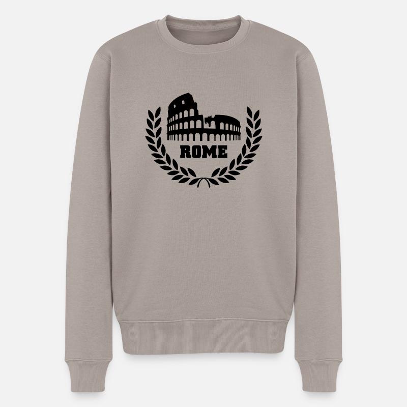 rome - Pull Premium bio Homme - taupe