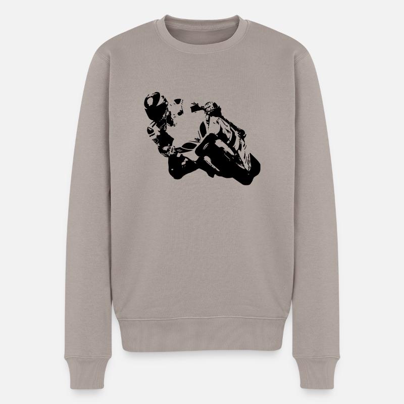 Biker - Pull Premium bio Homme - taupe