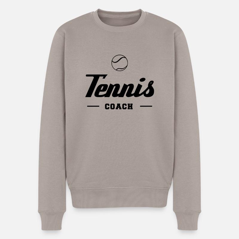 Tennis Coach - Pull Premium bio Homme - taupe