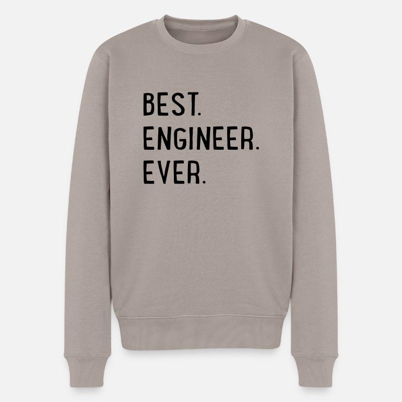 Ingenieur - Männer Premium Bio Pullover - Taupe