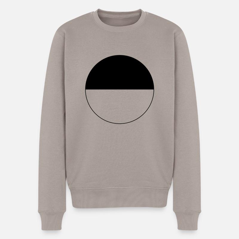 focus - Männer Premium Bio Pullover - Taupe