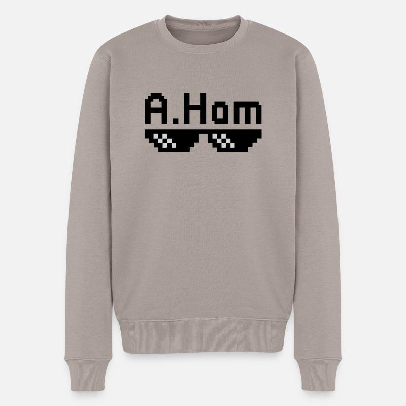 A. Ham - Pull Premium bio Homme - taupe