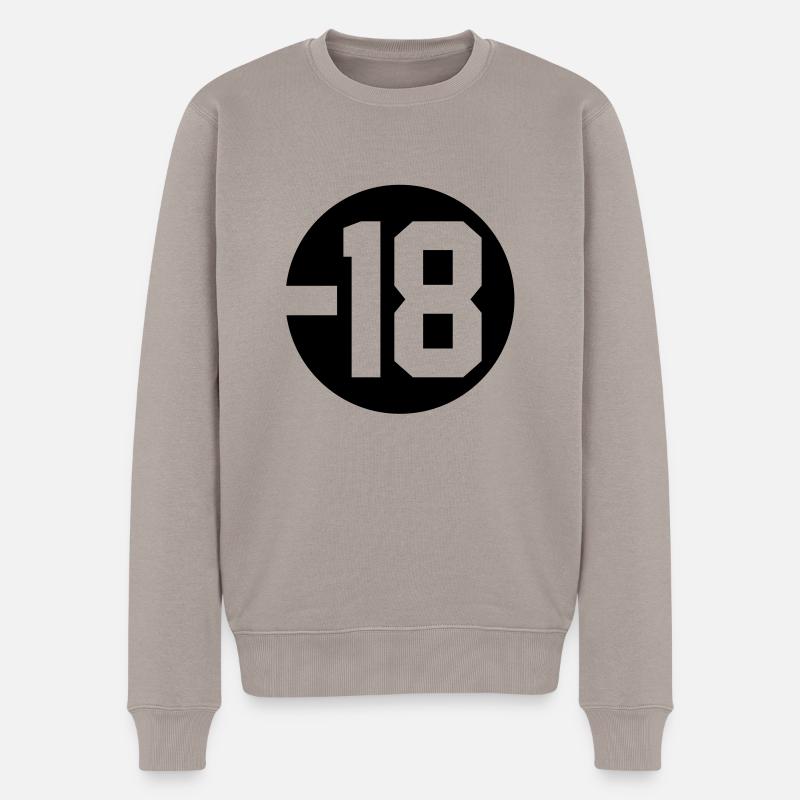 18 - Pull Premium bio Homme - taupe