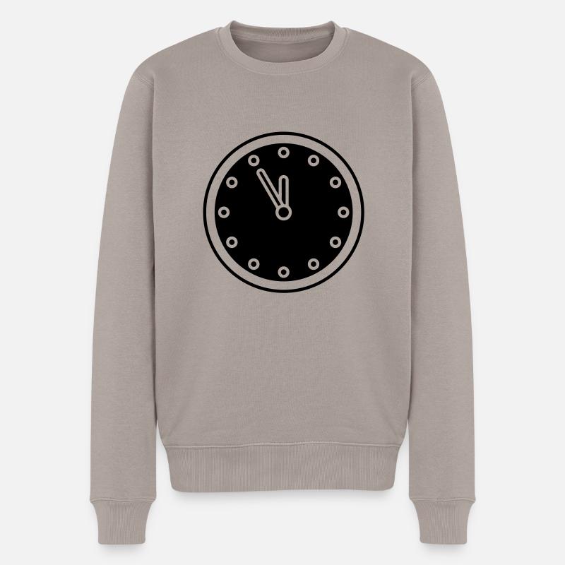 clock - Pull Premium bio Homme - taupe