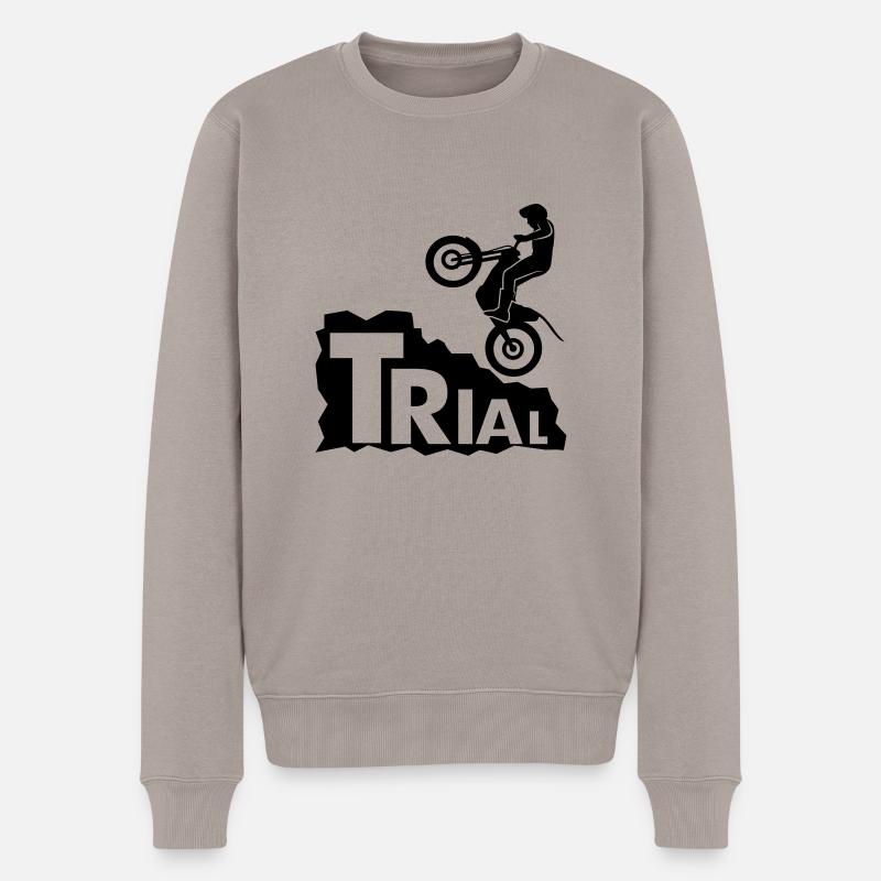 Procès roche - Pull Premium bio Homme - taupe