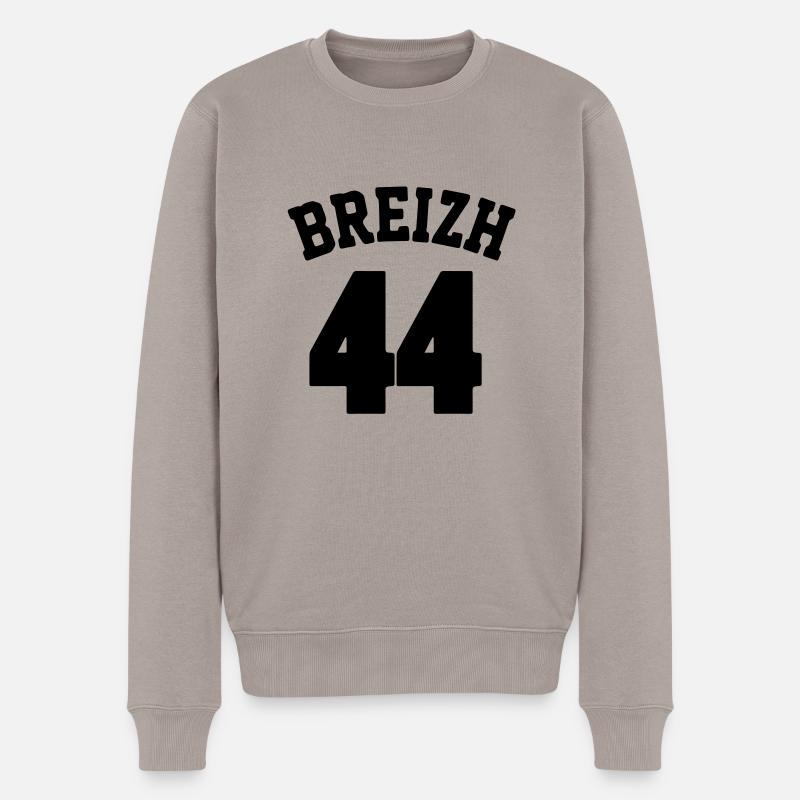 Breizh 44 - Männer Premium Bio Pullover - Taupe