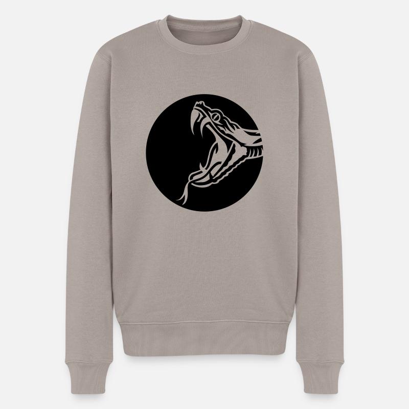 Serpent - Pull Premium bio Homme - taupe