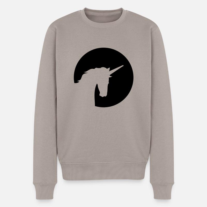 Licorne - Pull Premium bio Homme - taupe