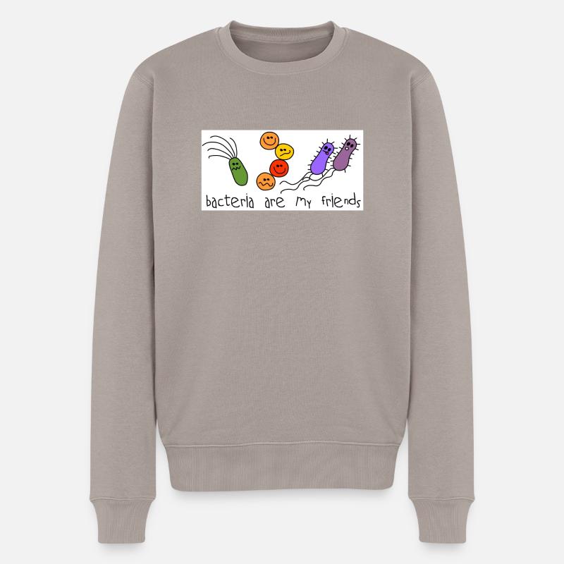 Bactérie - Pull Premium bio Homme - taupe