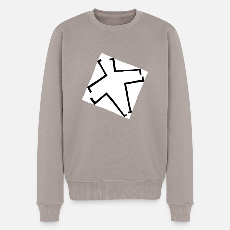 Bannière de la Fraternité - Pull Premium bio Homme - taupe