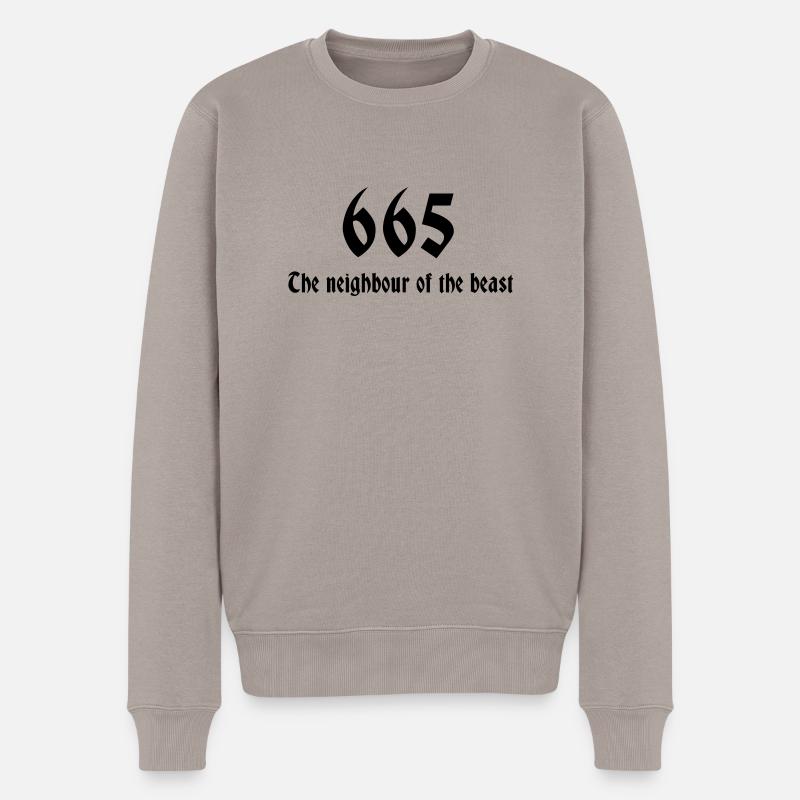 665 - Pull Premium bio Homme - taupe