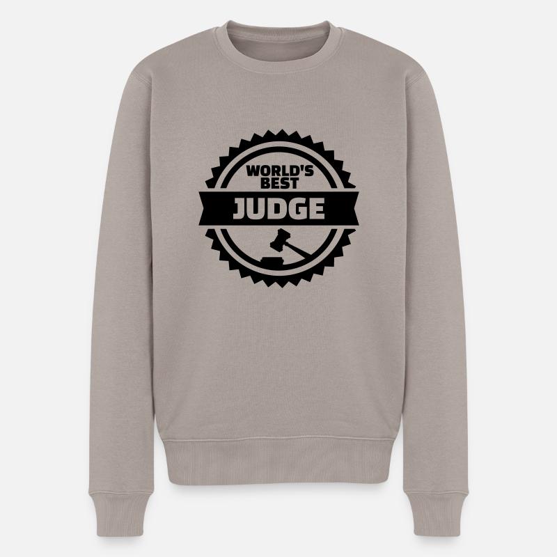 Richter - Männer Premium Bio Pullover - Taupe