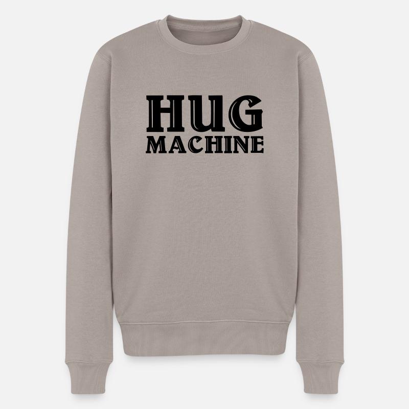 Hug Machine - Pull Premium bio Homme - taupe