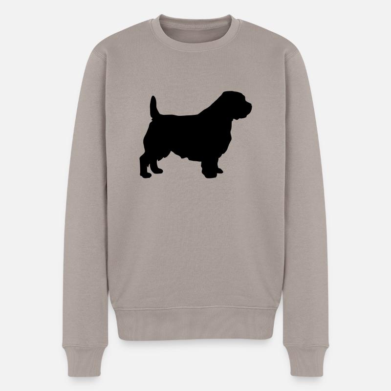 Norfolk Terrier - Pull Premium bio Homme - taupe