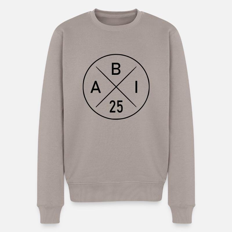 ABI 2025 - Männer Premium Bio Pullover - Taupe