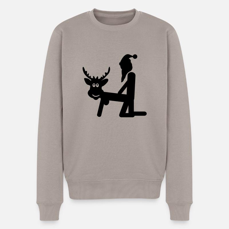 Rollenspiel - Männer Premium Bio Pullover - Taupe