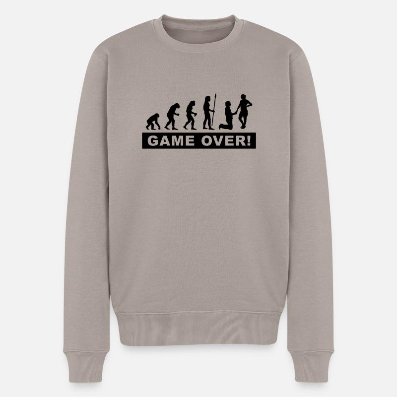 enterrement de vie de jeune garçon - Pull Premium bio Homme - taupe
